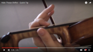 clean violin shifts
